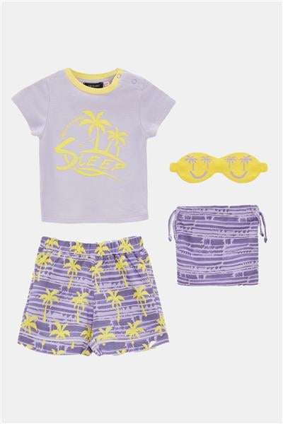 GB Baby Kız Bebek Desenli Pijama Takım