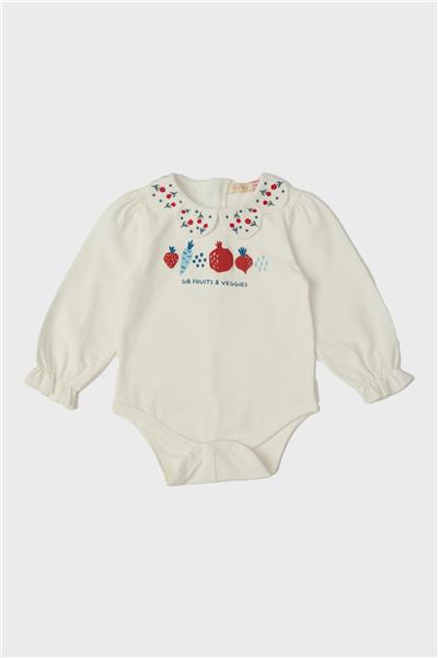GB Baby Kız Bebek Ekru Body