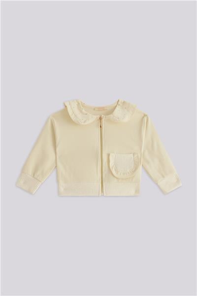 GB Baby Kız Bebek Ekru Eşofman ÜstüGB Baby Kız Bebek Ekru Eşofman Üstü