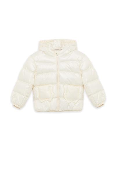 GB Baby Baby Girl Ecru CoatGB Baby Baby Girl Ecru Coat
