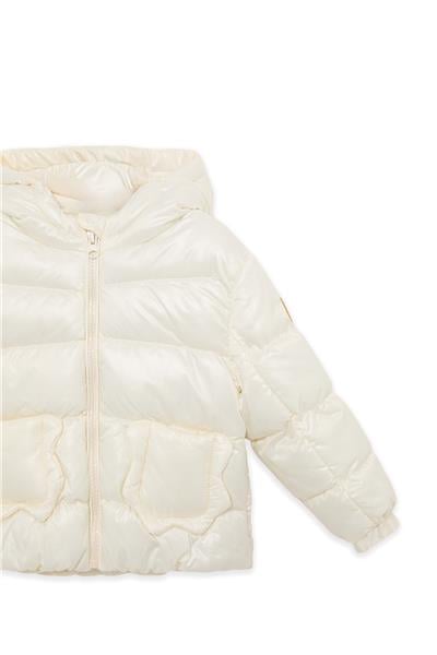 GB Baby Baby Girl Ecru CoatGB Baby Baby Girl Ecru Coat