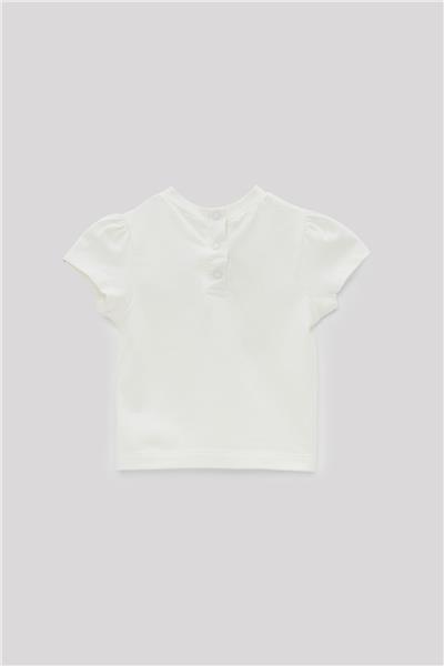 GB Baby Kız Bebek Ekru T-Shirt