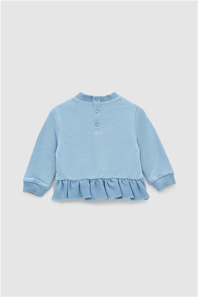 GB Baby Kız Bebek Mavi S-Shirt