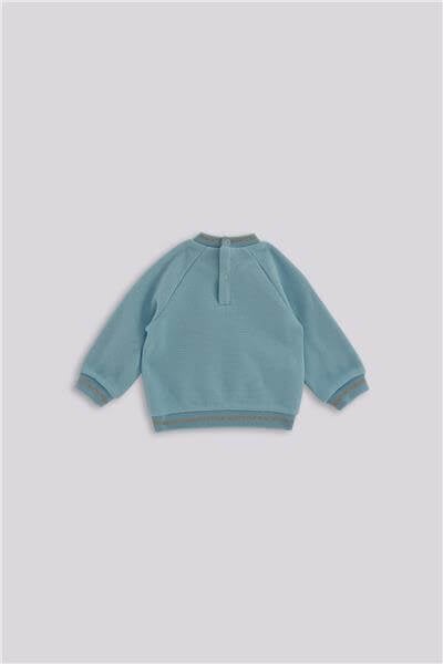 GB Baby Kız Bebek Mavi SweatshirtGB Baby Kız Bebek Mavi Sweatshirt