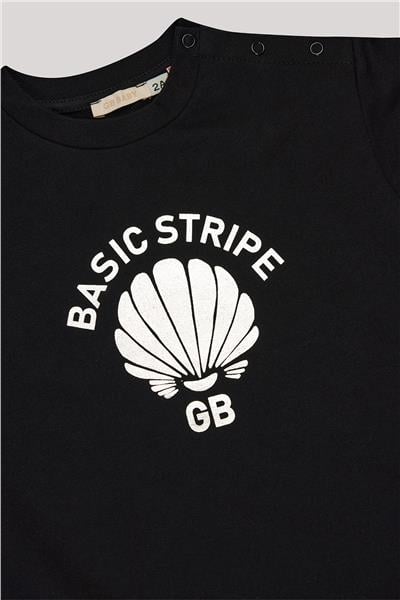 GB Baby Kız Bebek Siyah Sweatshirt