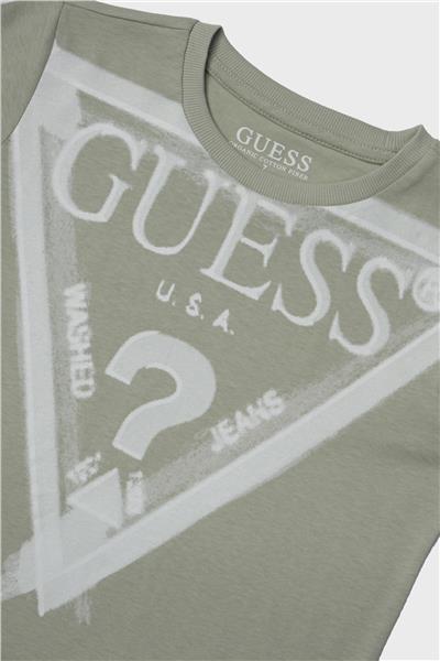 Guess Erkek Çocuk Açık Yeşil T-Shirt