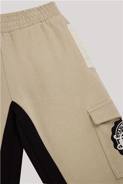Guess Erkek Çocuk Bej Eşofman Altı
