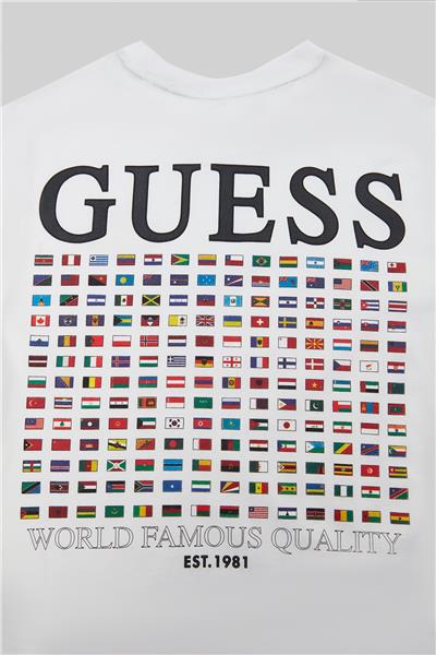 Guess Erkek Çocuk Beyaz T-Shirt