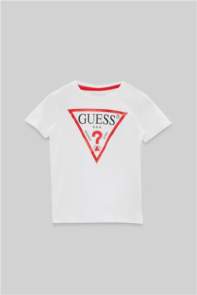 Guess Erkek Çocuk Beyaz T-Shirt