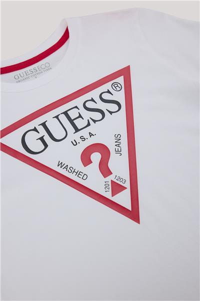 Guess Erkek Çocuk Beyaz T-Shirt