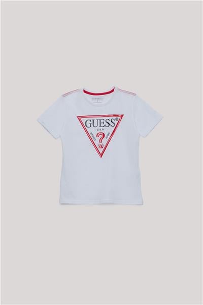 Guess Erkek Çocuk Beyaz T-Shirt