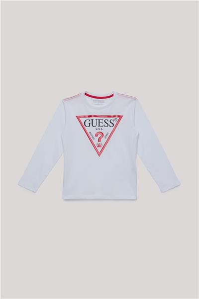 Guess Erkek Çocuk Beyaz T-Shirt