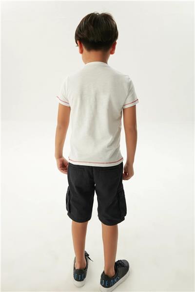 Guess Erkek Çocuk Beyaz T-Shirt
