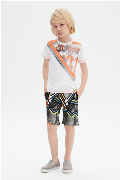 Guess Erkek Çocuk Beyaz T-Shirt