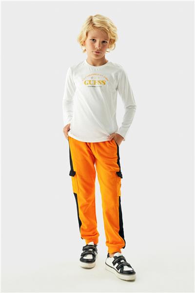 Guess Erkek Çocuk Beyaz T-Shirt