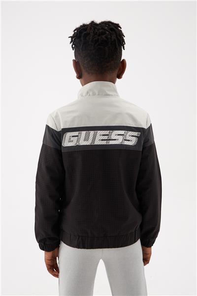 Guess Erkek Çocuk Desenli Yağmurluk