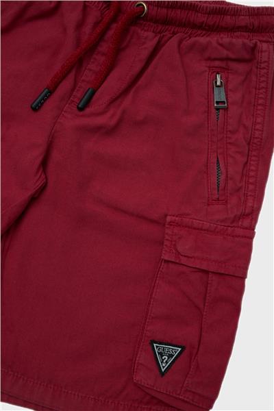 Guess Erkek Çocuk Kırmızı Şort