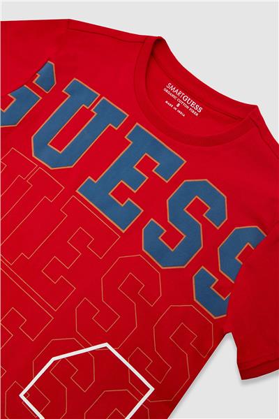 Guess Erkek Çocuk Kırmızı T-Shirt