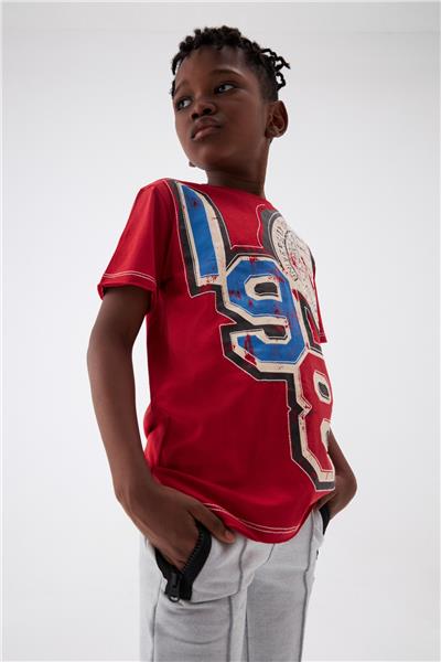 Guess Erkek Çocuk Kırmızı Tshirt