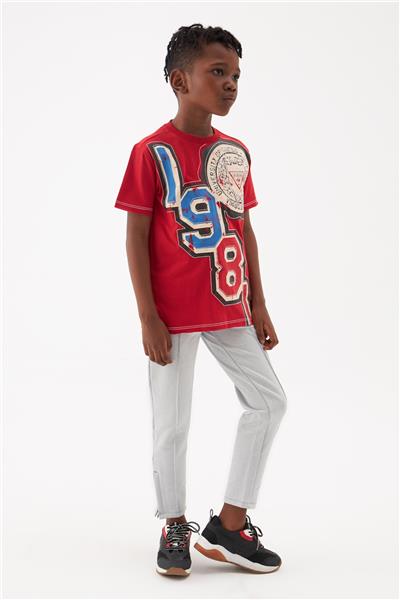 Guess Erkek Çocuk Kırmızı Tshirt