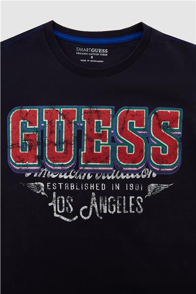 Guess Erkek Çocuk Lacivert T-Shirt