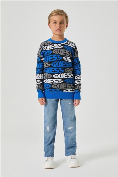 Guess Erkek Çocuk Mavi KazakGuess Erkek Çocuk Mavi Kazak