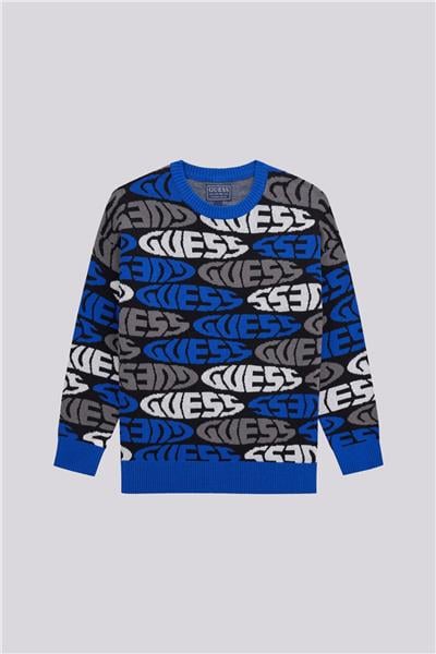 Guess Erkek Çocuk Mavi KazakGuess Erkek Çocuk Mavi Kazak