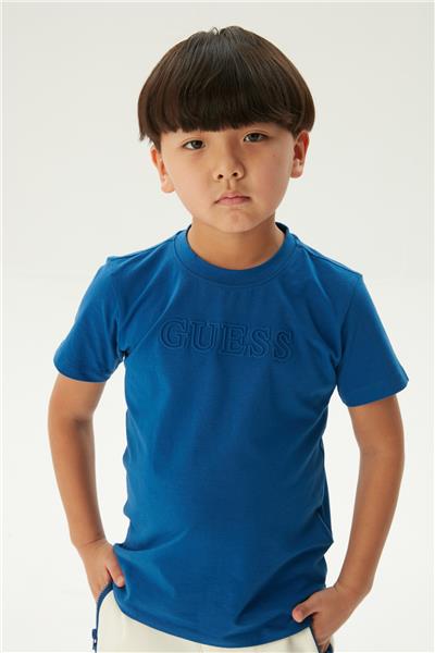 Guess Erkek Çocuk Mavi T-Shirt