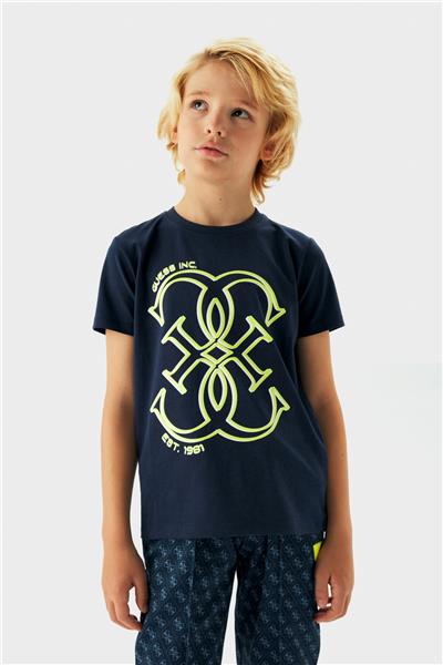 Guess Erkek Çocuk Mavi T-Shirt
