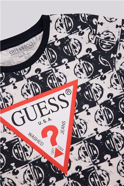 Guess Erkek Çocuk Mavi TshirtGuess Erkek Çocuk Mavi Tshirt