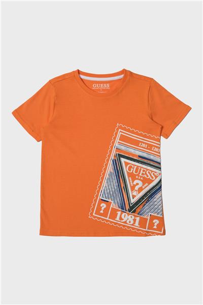 Guess Erkek Çocuk Oranj T-Shirt