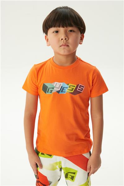 Guess Erkek Çocuk Oranj T-Shirt