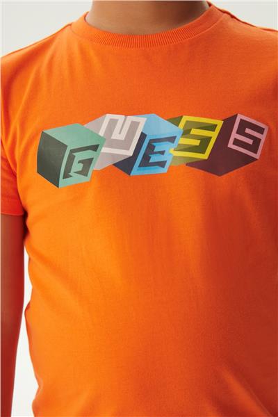 Guess Erkek Çocuk Oranj T-Shirt