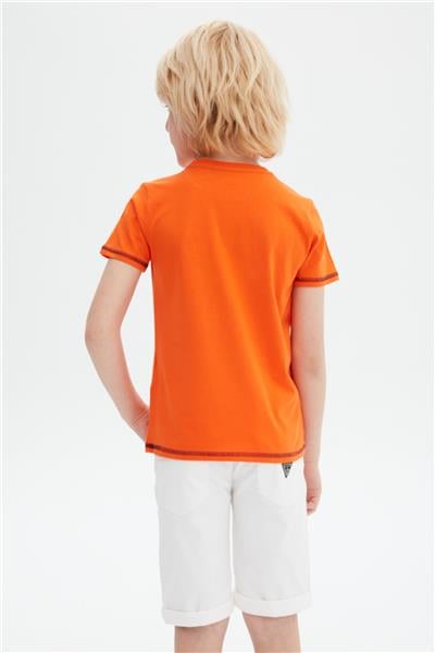 Guess Erkek Çocuk Oranj T-Shirt