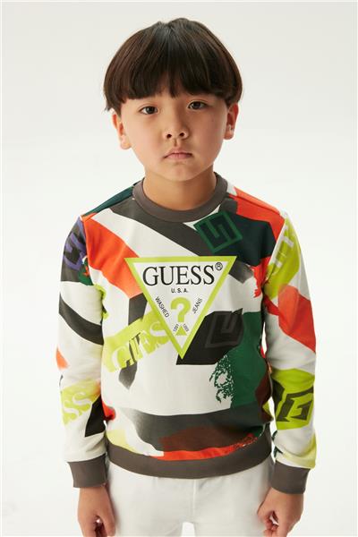 Guess Erkek Çocuk Renkli Sweatshirt