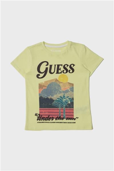 Guess Erkek Çocuk Sarı T-Shirt