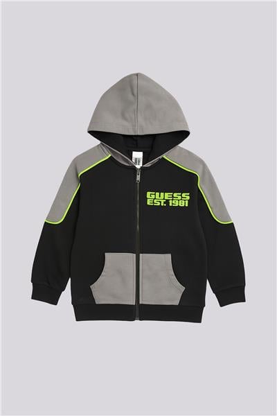 Guess Erkek Çocuk Siyah Eşofman ÜstüGuess Erkek Çocuk Siyah Eşofman Üstü