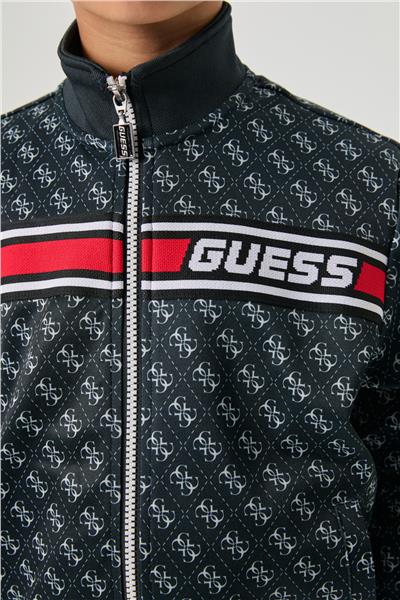 Guess Erkek Çocuk Siyah Eşofman ÜstüGuess Erkek Çocuk Siyah Eşofman Üstü