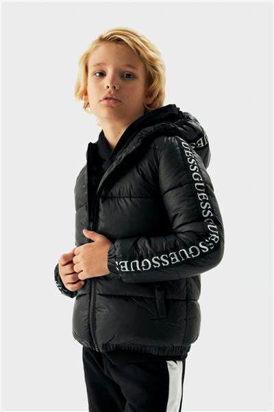 Guess Erkek Çocuk Siyah Mont
