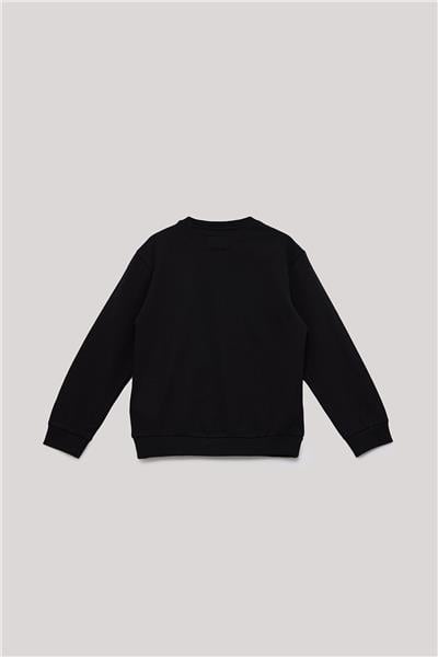 Guess Erkek Çocuk Siyah Sweatshirt