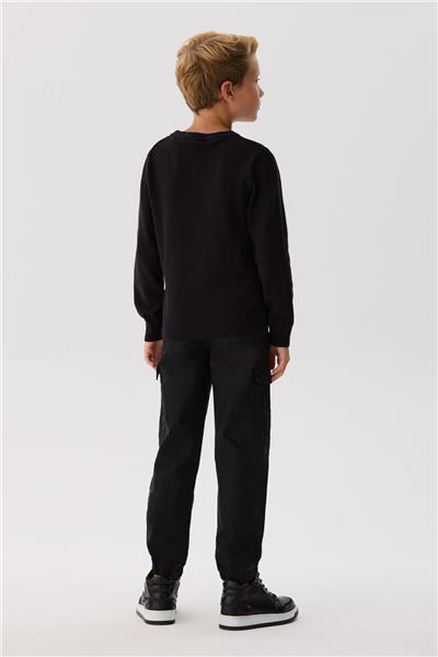 Guess Erkek Çocuk Siyah Sweatshirt