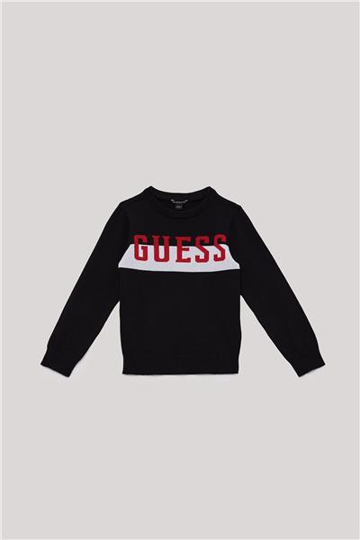 Guess Erkek Çocuk Siyah Sweatshirt
