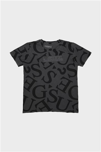 Guess Erkek Çocuk Siyah Tshirt