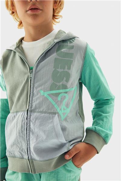 Guess Erkek Çocuk Yeşil Eşofman Üstü