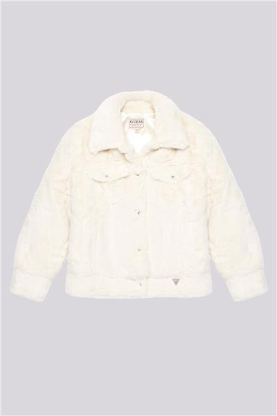 Guess Kız Çocuk Beyaz CeketGuess Kız Çocuk Beyaz Ceket