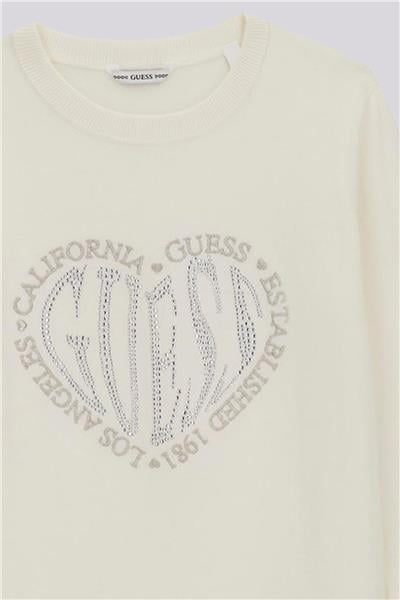 Guess Kız Çocuk Beyaz KazakGuess Kız Çocuk Beyaz Kazak