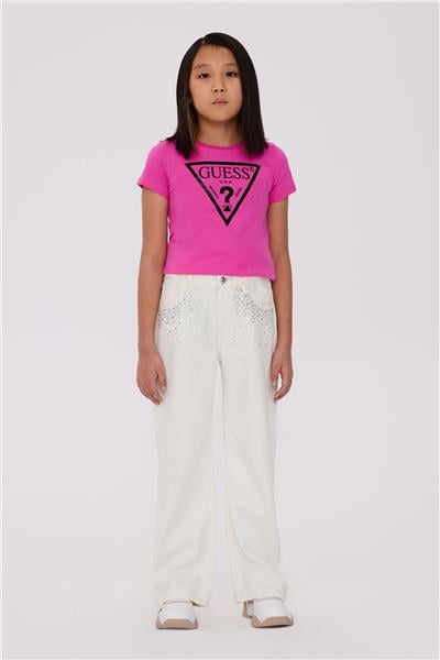Guess Kız Çocuk Beyaz PantolonGuess Kız Çocuk Beyaz Pantolon