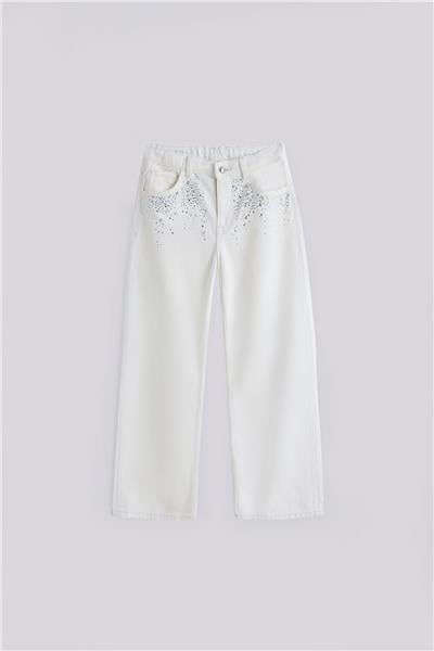 Guess Kız Çocuk Beyaz PantolonGuess Kız Çocuk Beyaz Pantolon