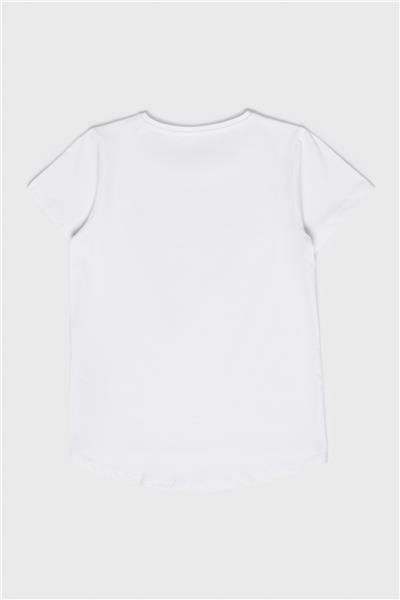 Guess Kız Çocuk Beyaz T-Shirt