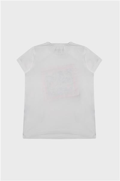 Guess Kız Çocuk Beyaz T-Shirt